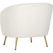 Clea Altro White Lounge Chair